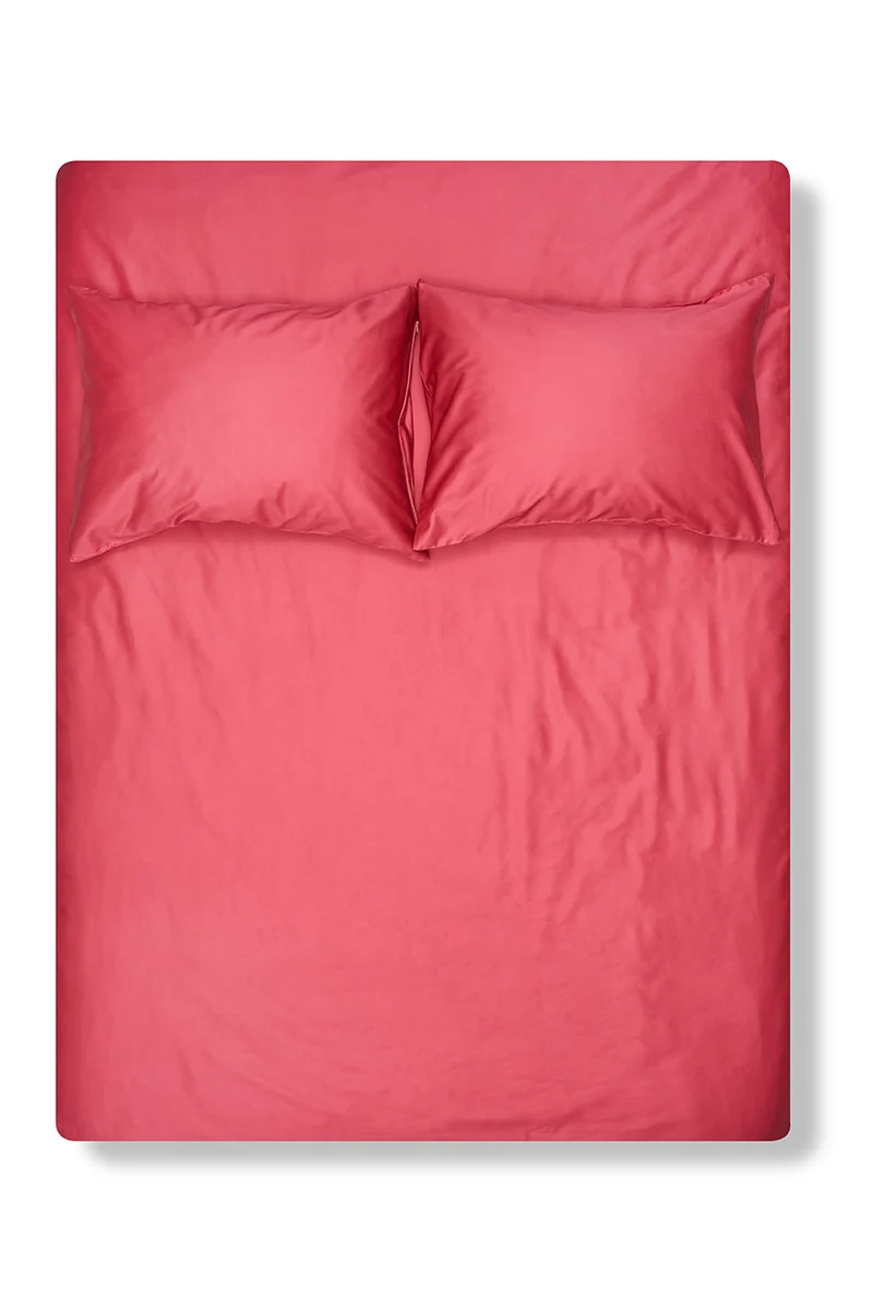 Egyptian Cotton Sateen Bedding in Magenta Color