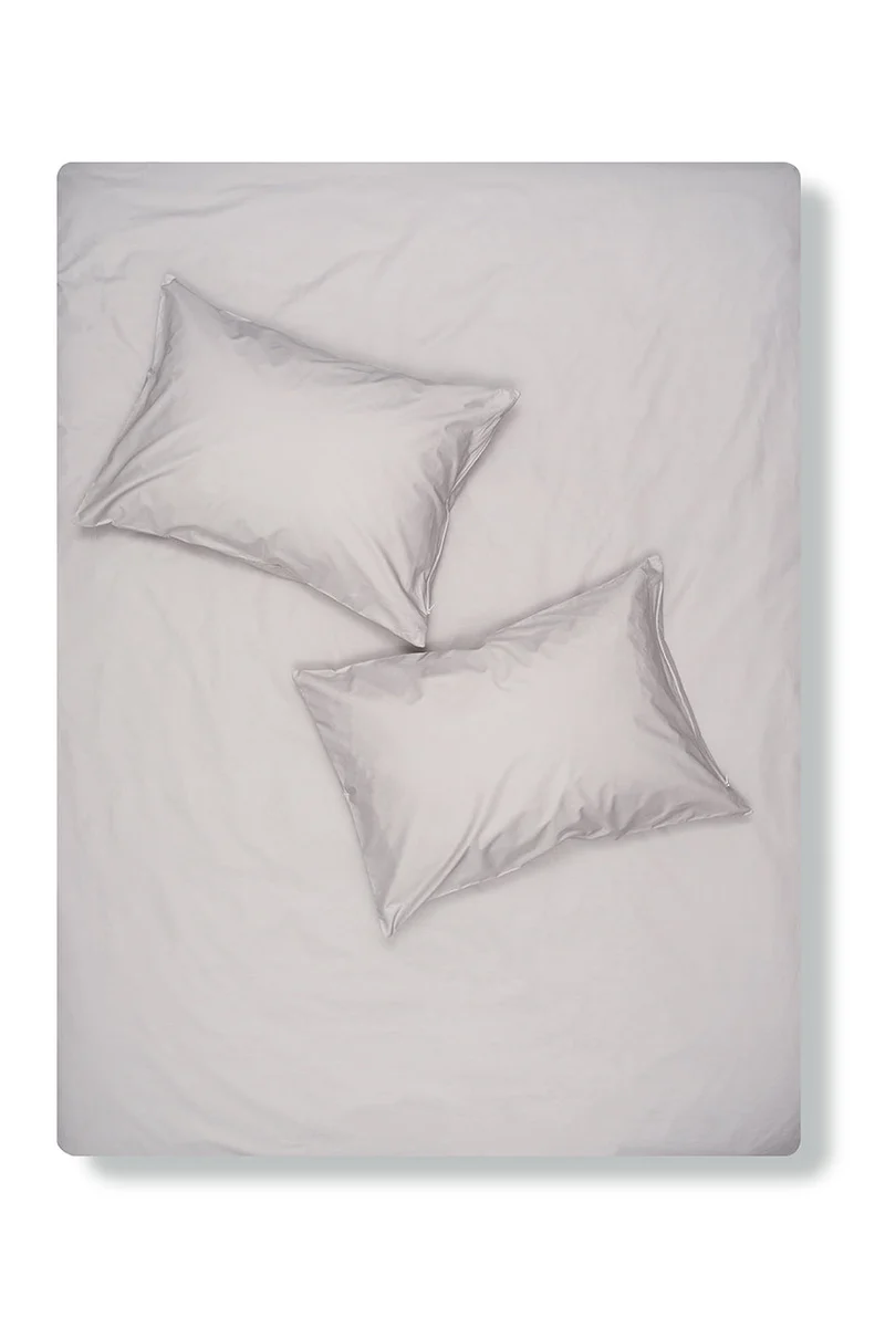 Pima Cotton Percale Bedding in Grey Color