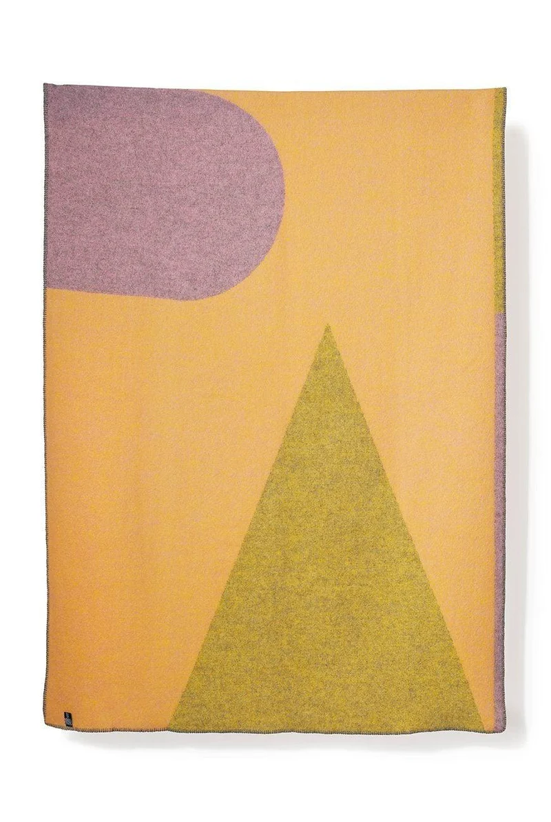 Wool Blanket "Konstructiv" by Michele Rondelli