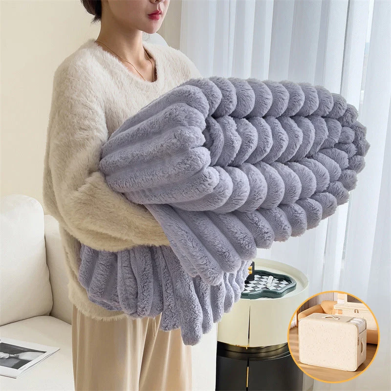 Kuscheldecke | Weiche Plüschdecke für Sofa, Bett und Wohnzimmer