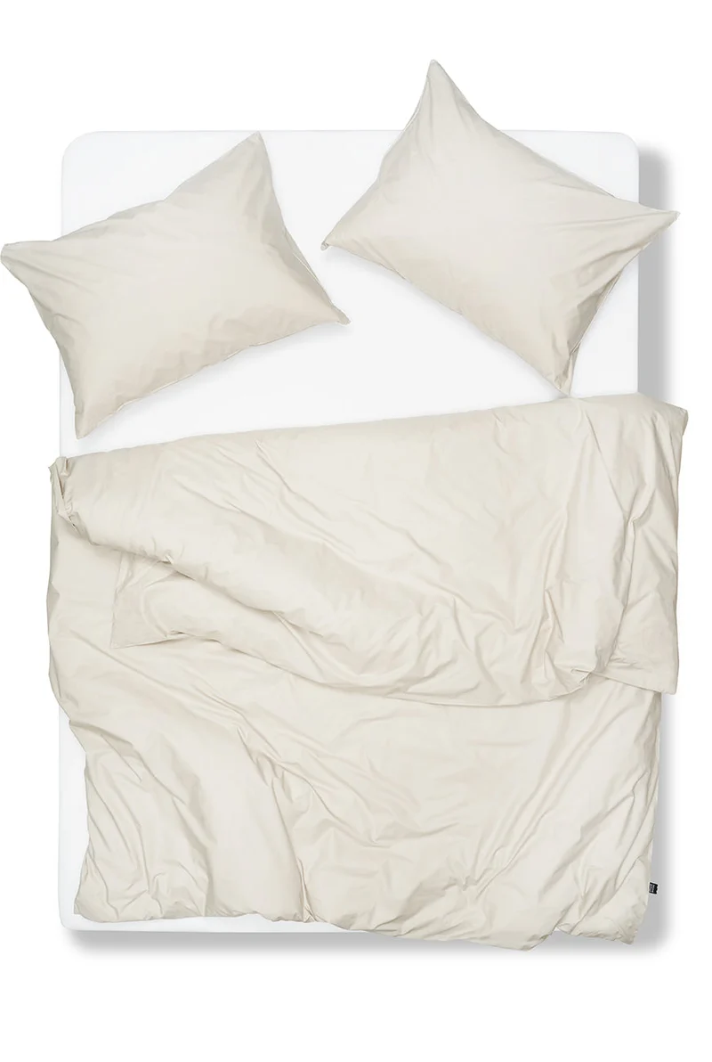 Pima Cotton Percale Bedding in Mid Grey Color