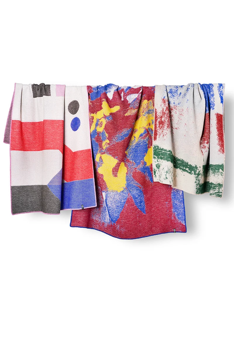Wool Blanket "Sophie" by Kunsthaus Zurich X ZigZagZurich