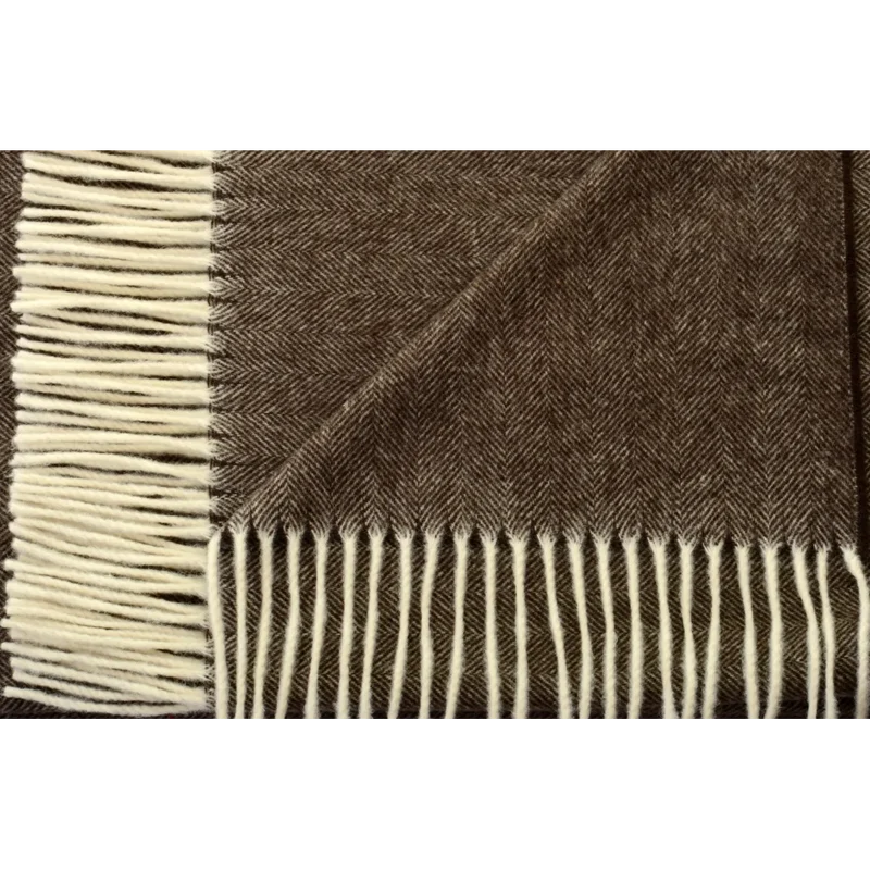 Decke mit Fischgrät-Muster TELTOW