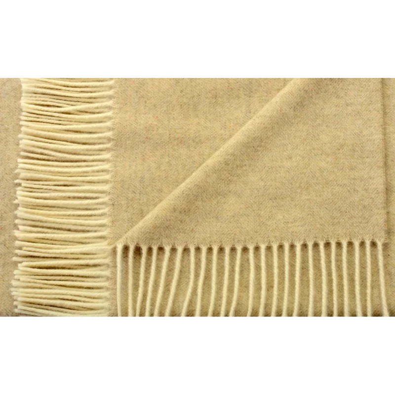 Decke mit Fischgrät-Muster TELTOW