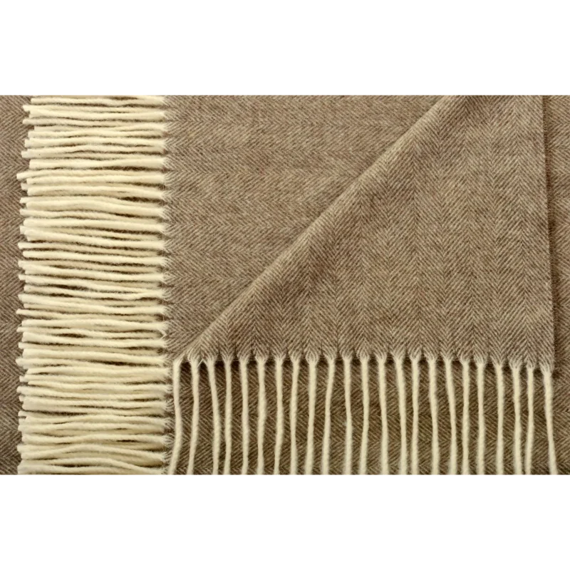 Decke mit Fischgrät-Muster TELTOW