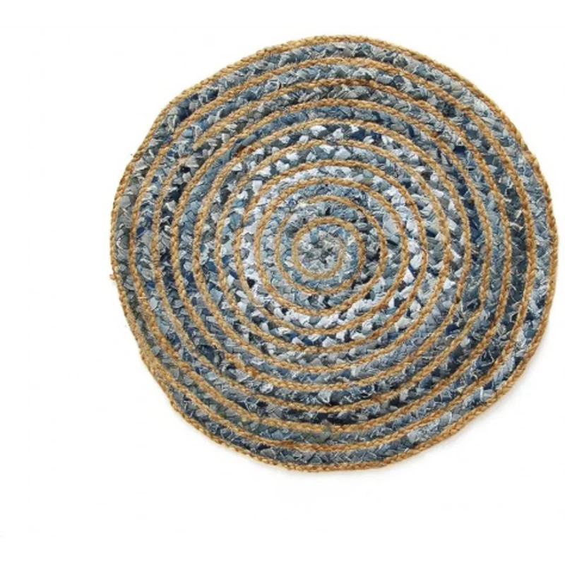 Upcycling Teppich rund