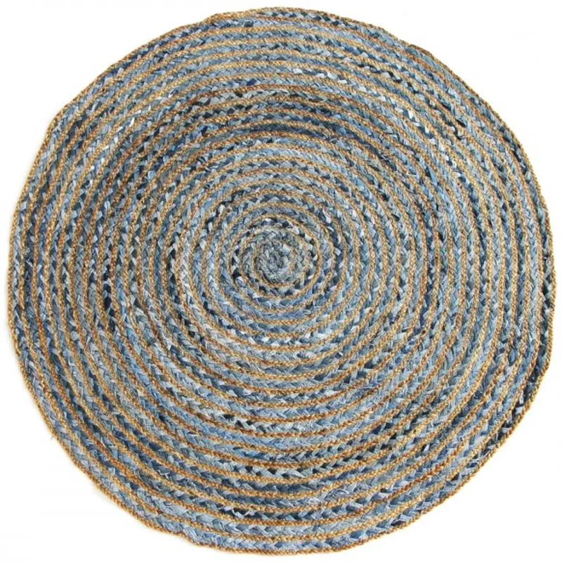 Upcycling Teppich rund