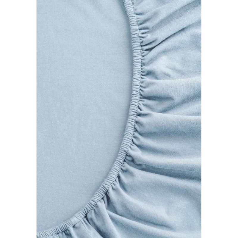 Bio Single-Jersey Spannbettlaken für Boxspringbetten in Standardgröße - Doppelbett