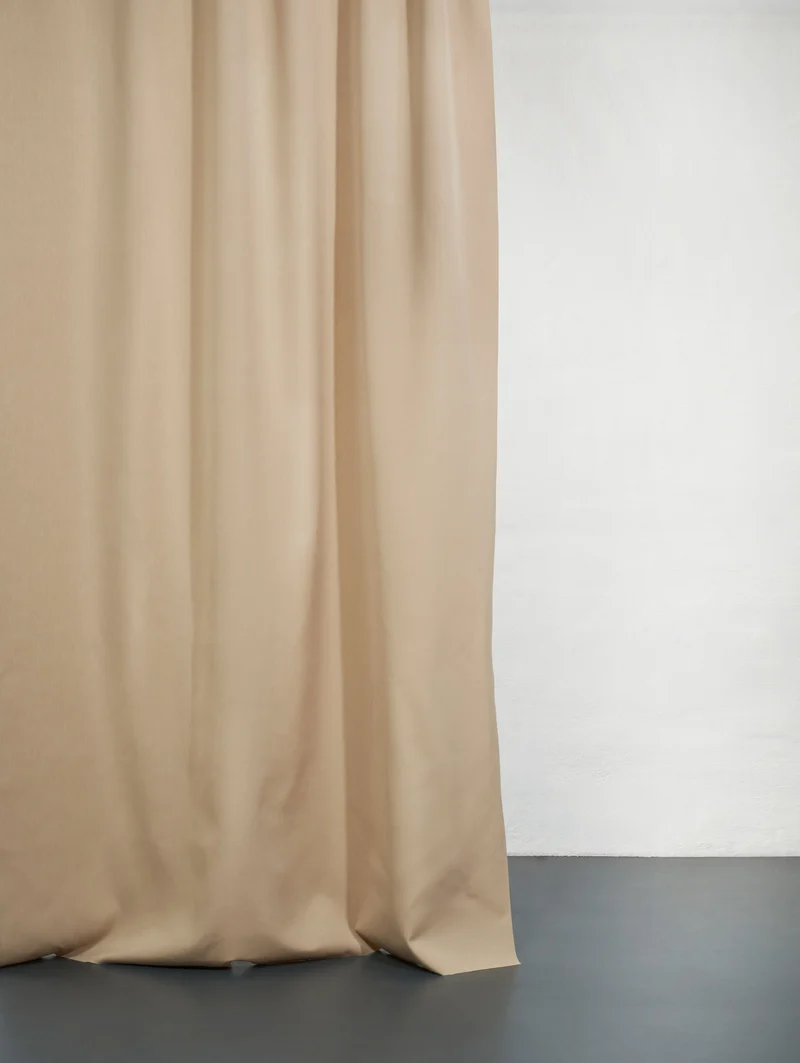 Outdoor Canvas Curtains in Sand Color
