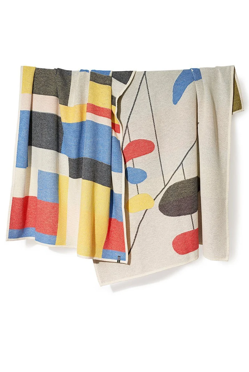 Cotton Blanket & Throw "Primary" by Sophie Probst & Michele Rondelli