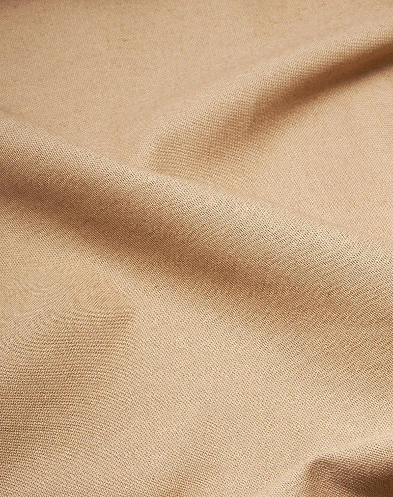 Hemp and Organic Cotton Curtains in Beige Color