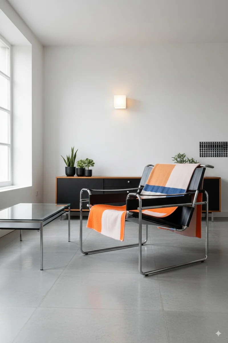 Wool Blanket "Bauhaused 2" by Sophie Probst & Michele Rondelli