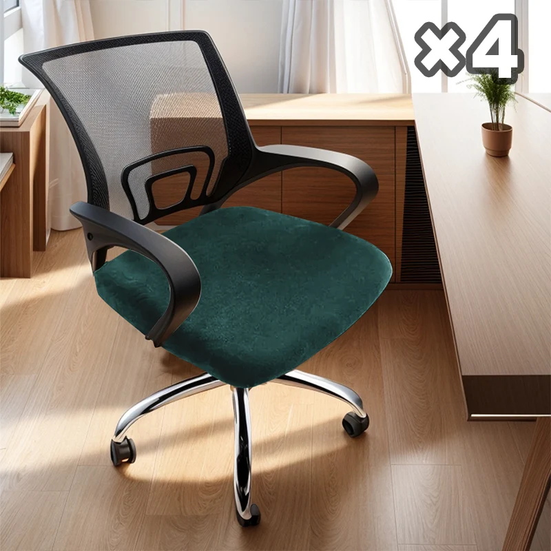 Stretch-Stuhlhussen 4er-Set für Esszimmerstühle | Elastische Stuhlbezüge mit Fleckschutz | Passgenau & waschbar