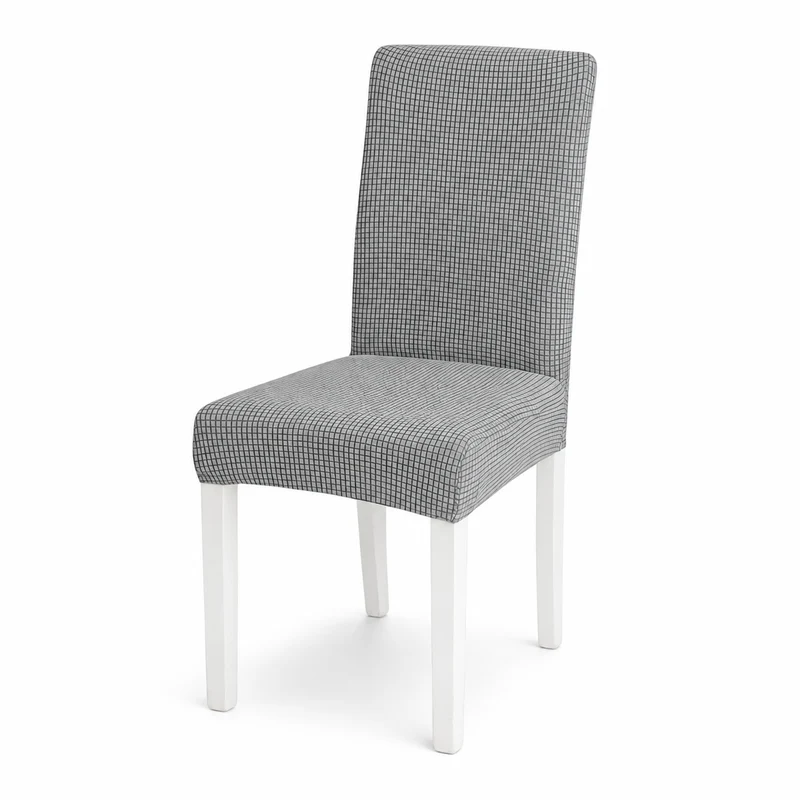 Jacquard-Stretch-Stuhlhussen im 2er-, 4er- oder 6er-Set | Für Rückenlehnen 45–60 cm | Fleckenresistent & knitterarm | Perfekter Sitz ohne Verrutschen
