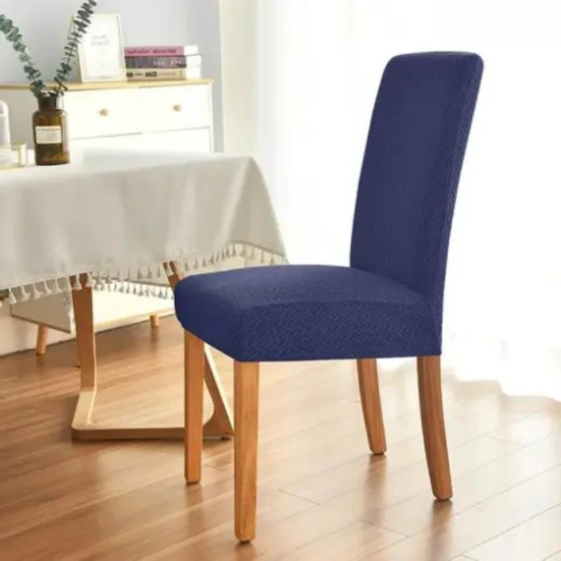 Jacquard-Stretch-Stuhlhussen im 2er-, 4er- oder 6er-Set | Für Rückenlehnen 45–60 cm | Fleckenresistent & knitterarm | Perfekter Sitz ohne Verrutschen