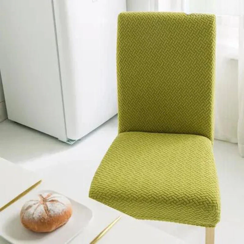 Jacquard-Stretch-Stuhlhussen im 2er-, 4er- oder 6er-Set | Für Rückenlehnen 45–60 cm | Fleckenresistent & knitterarm | Perfekter Sitz ohne Verrutschen
