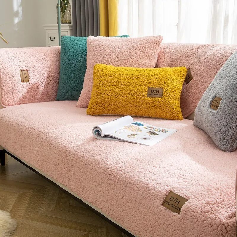 Ultraweicher Sofaüberwurf rutschfest & warm | Sofaschutz gegen Flecken & Tierhaare | inkl. Anti-Rutsch-Matte + 2 Kissenbezüge