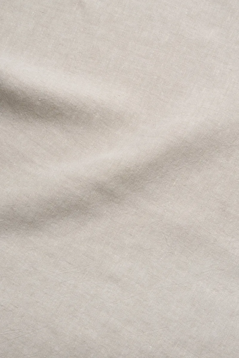 Linen Bedding Melange in Sand Color