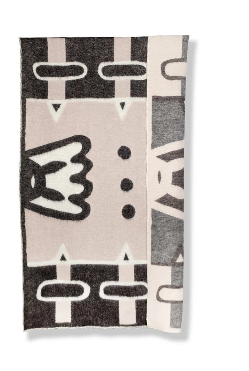 Wool Blanket "Peru" by Nathalie Du Pasquier & George Sowden