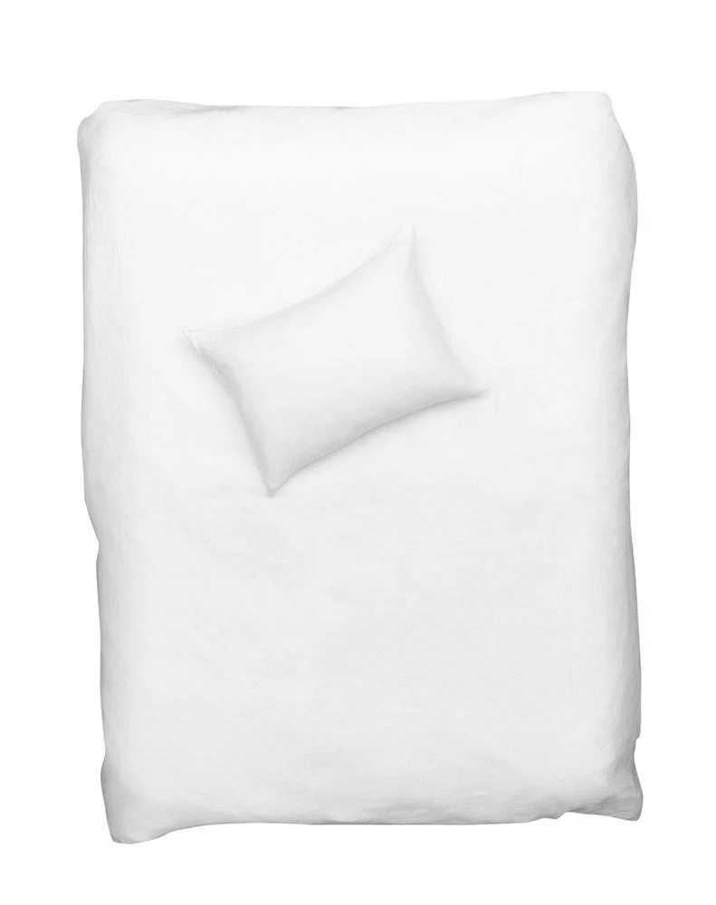 Linen Bedding Panama in White Color