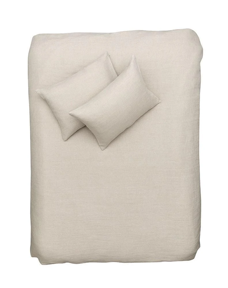 Linen Bedding Panama in Sand Color