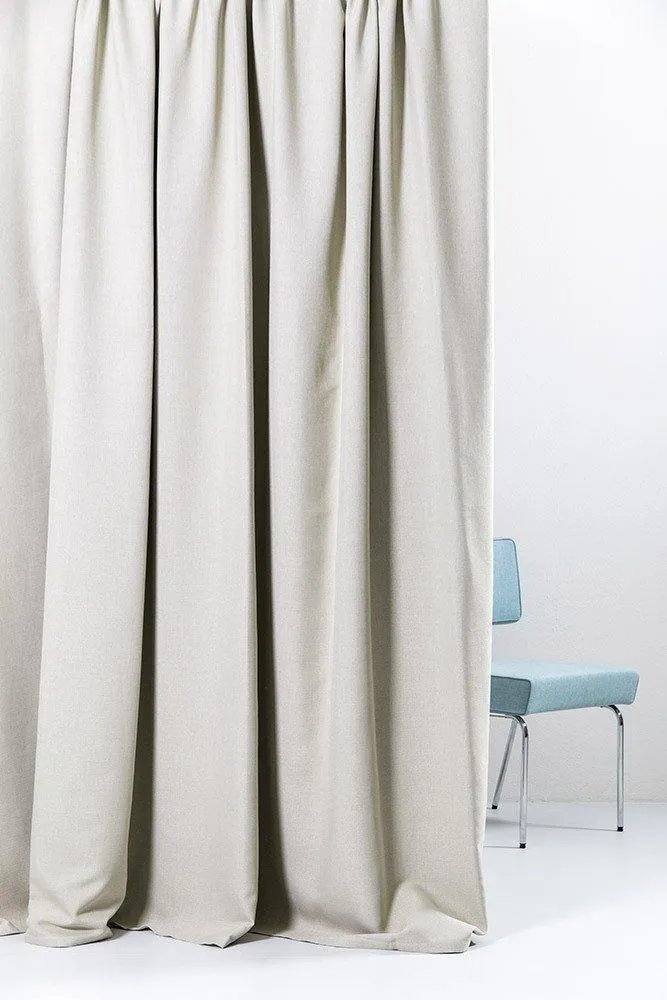 Blackout Curtains (Linen Optic) in Sand Color