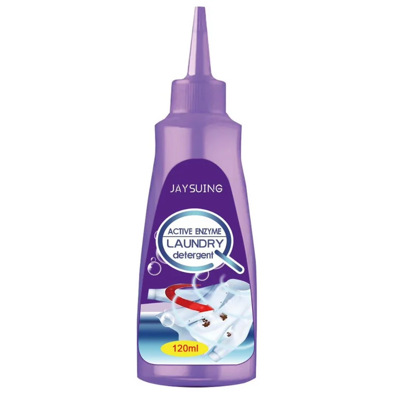 Fleckenentferner 120 ml mit aktiven Enzymen | Sofort-Reiniger für Kleidung & Polster | für weiße, dunkle & bunte Stoffe