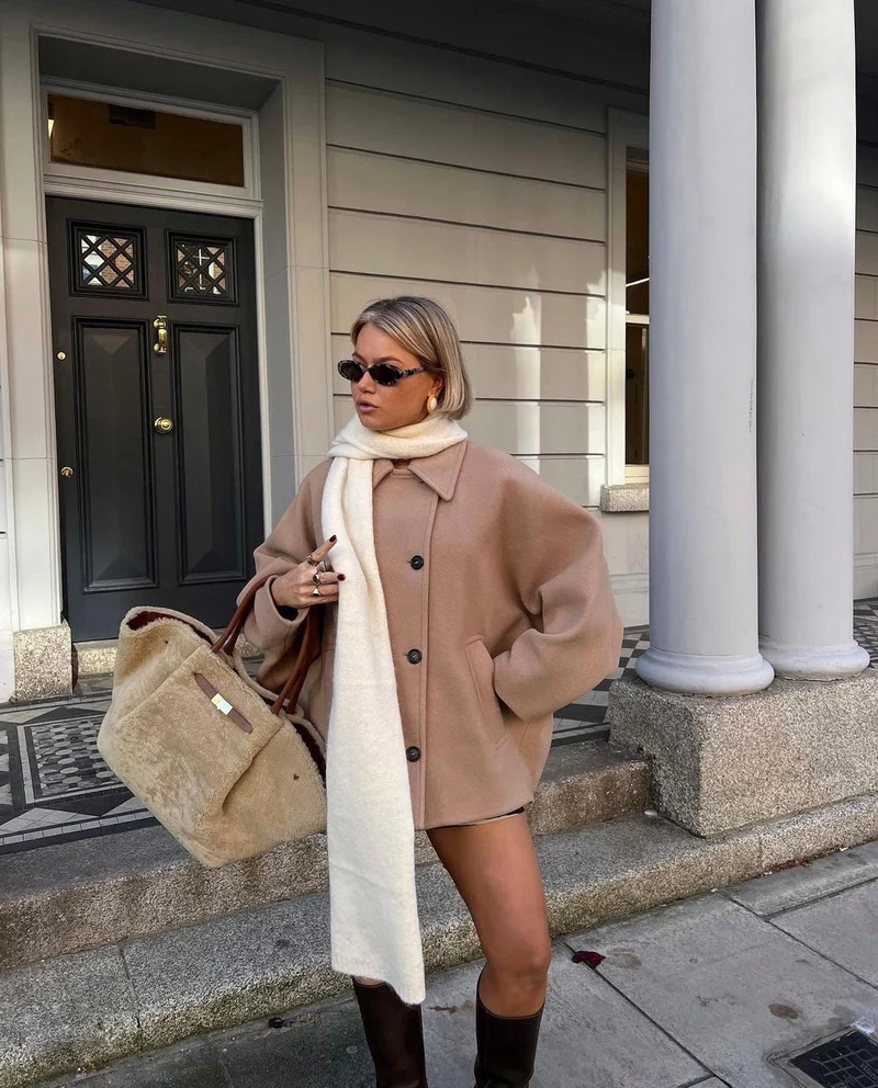 Jazzy | Oversize Wollmantel für stilvolle Winterlooks