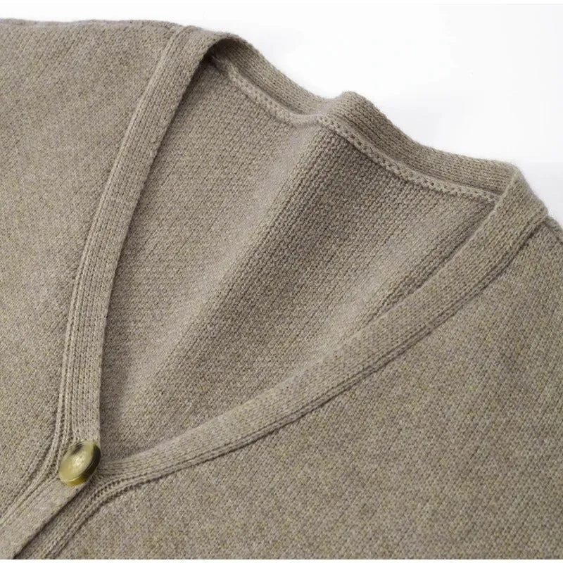 Elma | Klassische gestrickte Damenstrickjacke