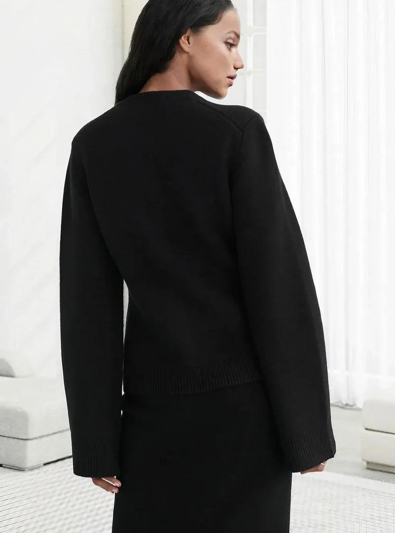 Alice Weiche Strickjacke mit Knöpfen und Muster
