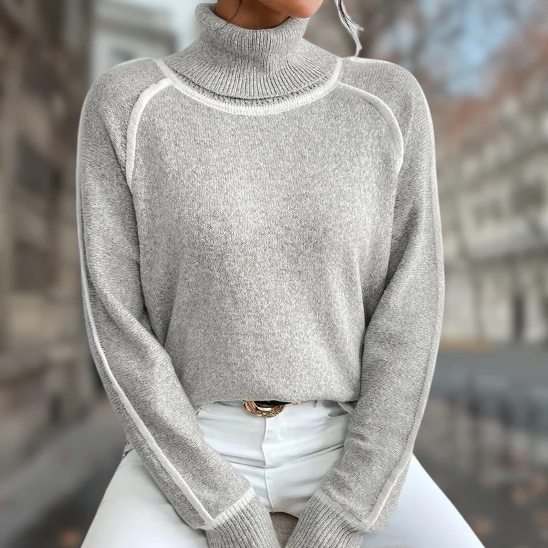 Clara | Warmer Rollkragenpullover für kalte Tage