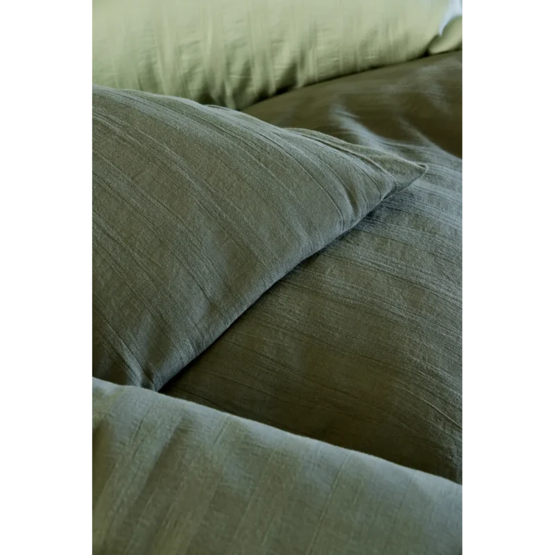 Bio Seersucker Bettwäsche Kissenbezug