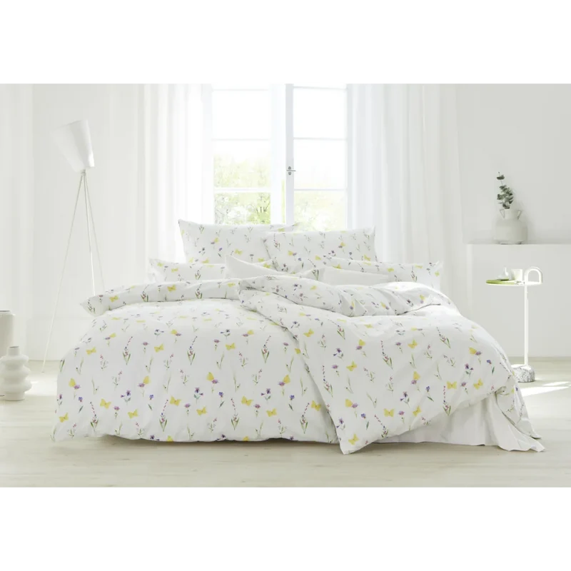 Bio Satin Bettwäsche Wiesenglück Kissenbezug