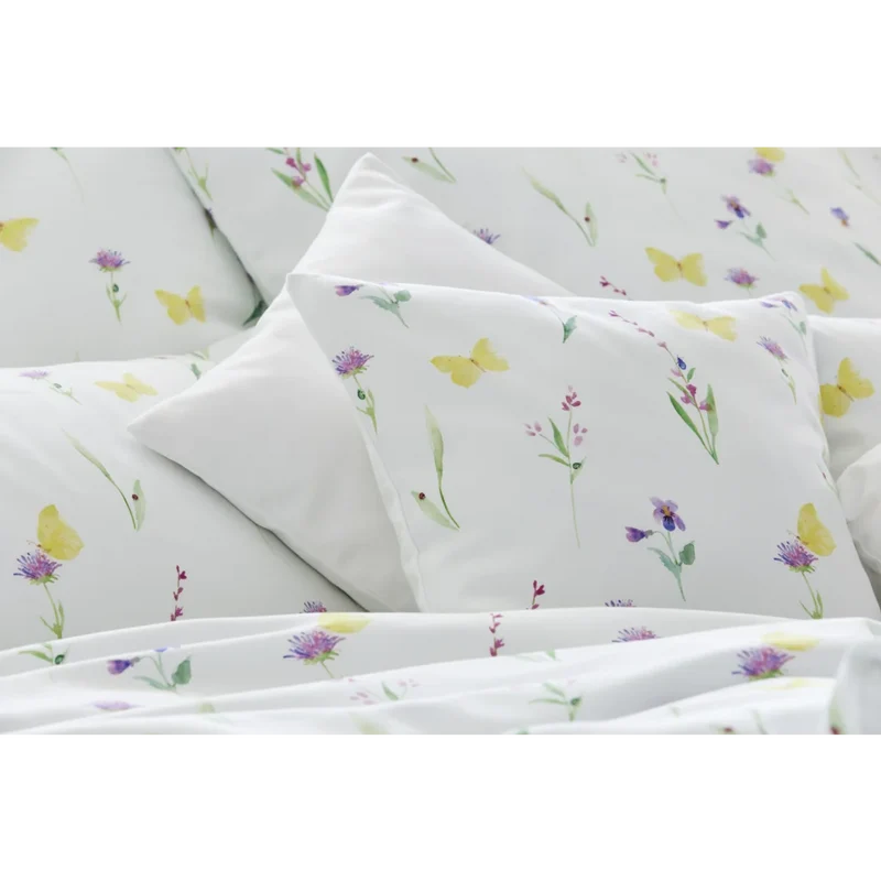 Bio Satin Bettwäsche Wiesenglück Kissenbezug