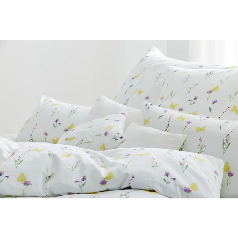Bio Satin Bettwäsche Wiesenglück Kissenbezug