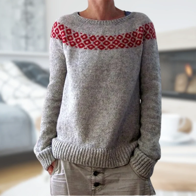 Alia | Damenpullover mit klassischem Rundhals