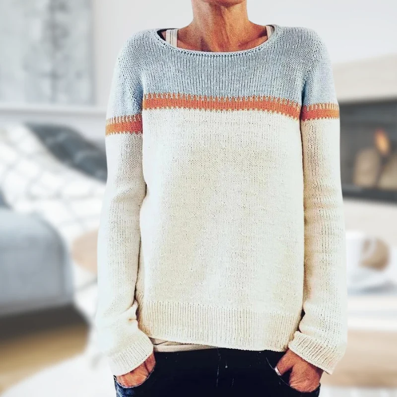 Alia | Damenpullover mit klassischem Rundhals