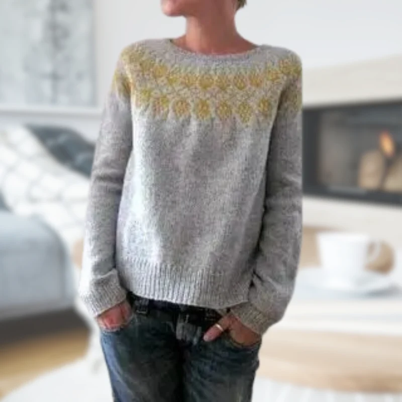 Alia | Damenpullover mit klassischem Rundhals