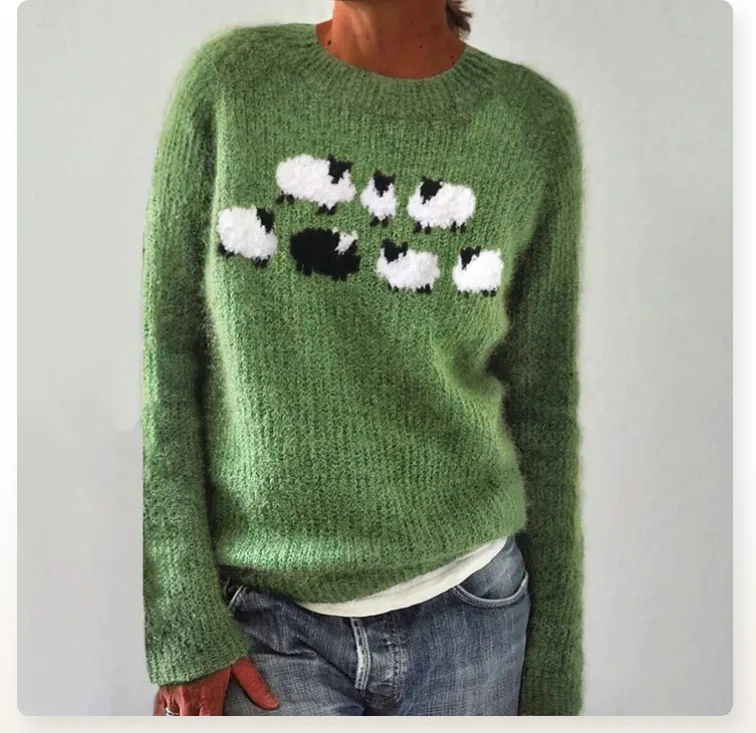 Tanja | Retro-Pullover für die goldene Herbstzeit