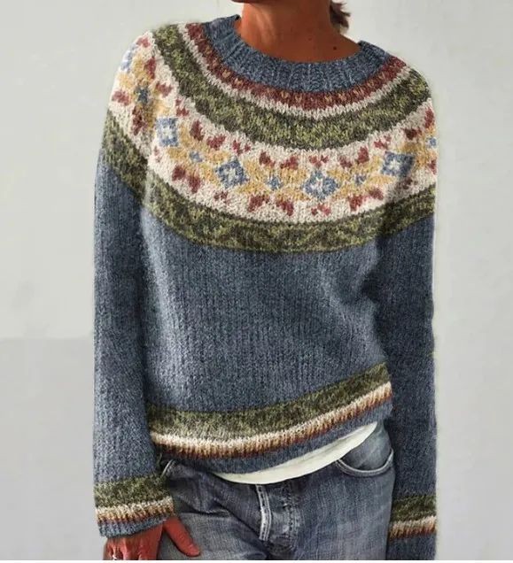 Tanja | Retro-Pullover für die goldene Herbstzeit
