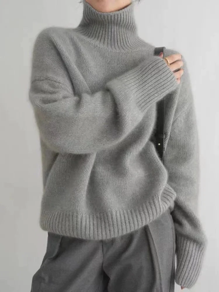 Karley | Weicher Rollkragenpullover aus Strick