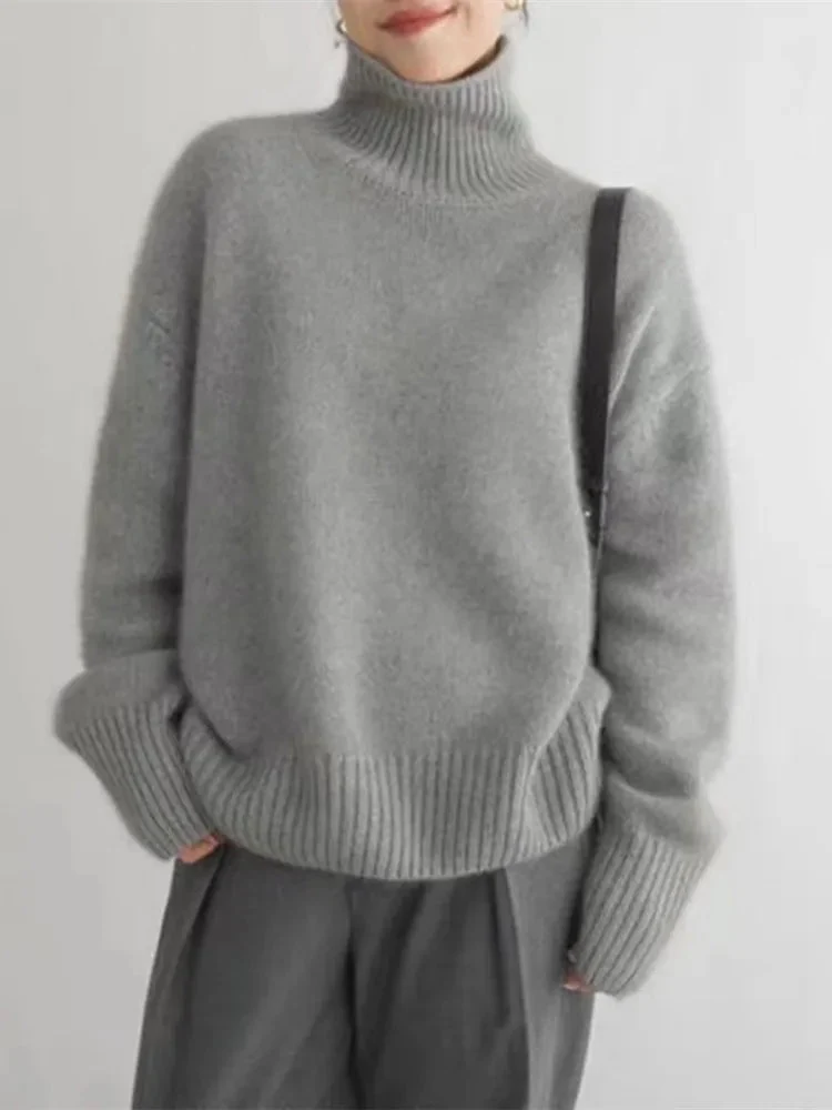 Karley | Weicher Rollkragenpullover aus Strick