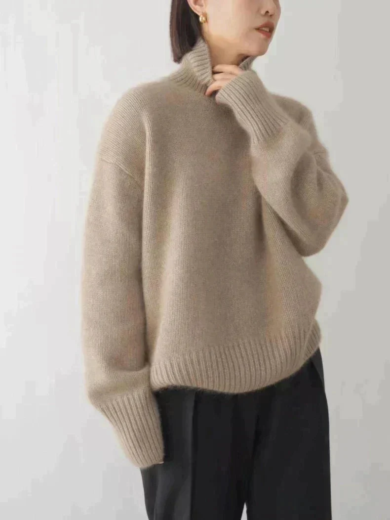 Karley | Weicher Rollkragenpullover aus Strick