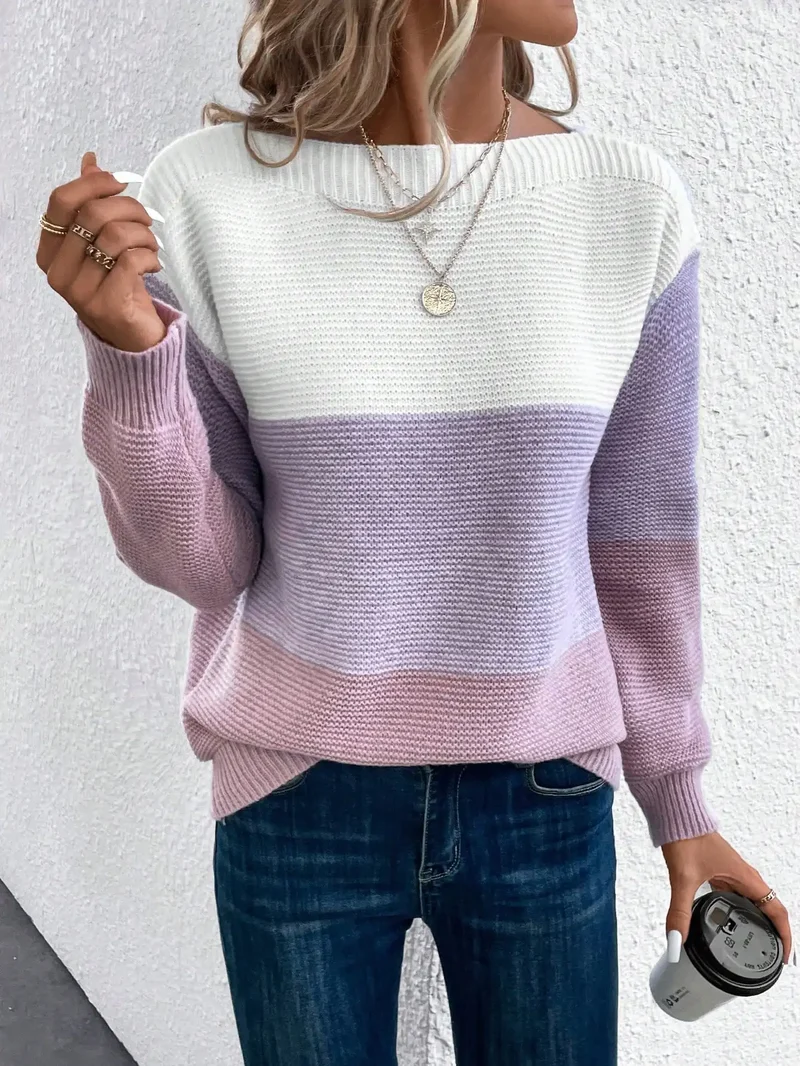 Rhea | Eleganter Winterpullover mit feinem Strick