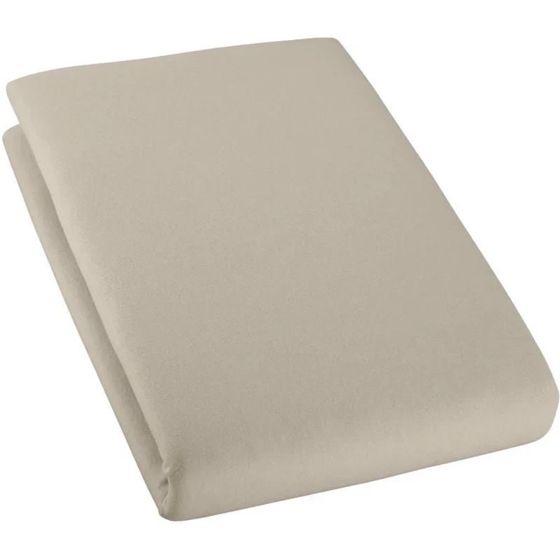 Bio Single-Jersey Spannbettlaken für Boxspringbetten in Standardgröße und Überlänge - Einzelbett