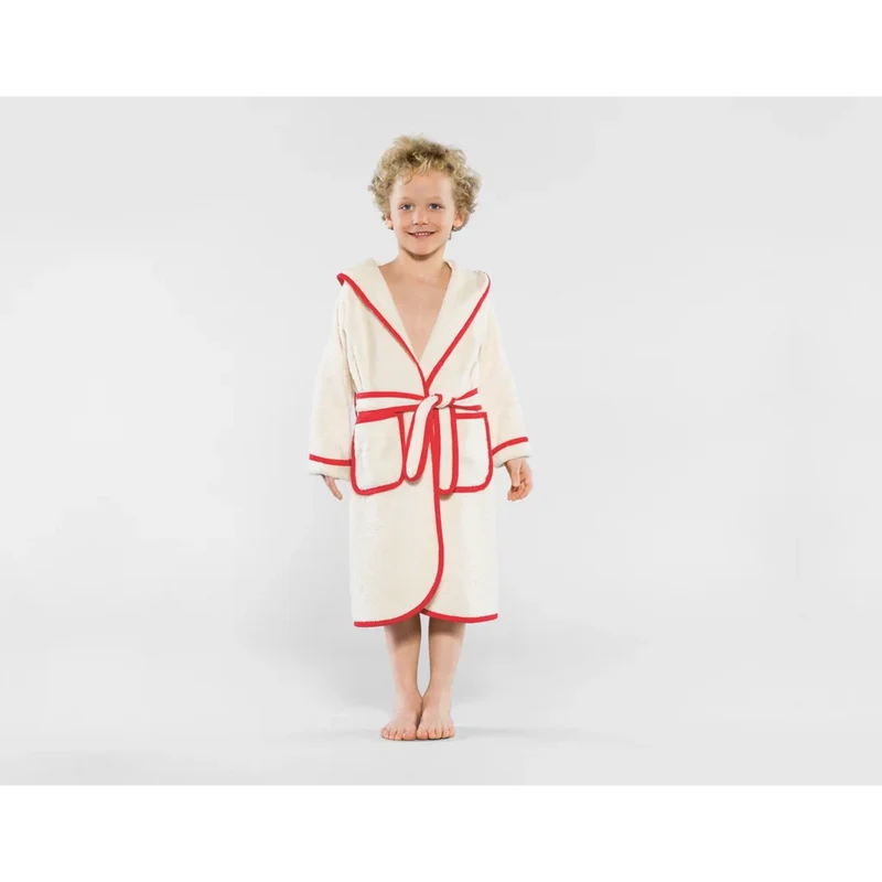 Bio Frottier Kinder-Bademantel
