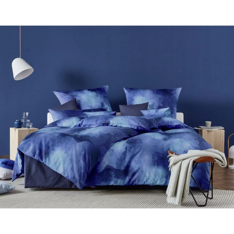 Bio Satin Bettwäsche Indigofink Garnitur