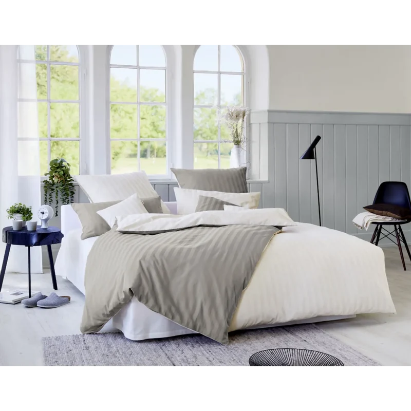 Bio Satin Wendebettwäsche Linea Garnitur