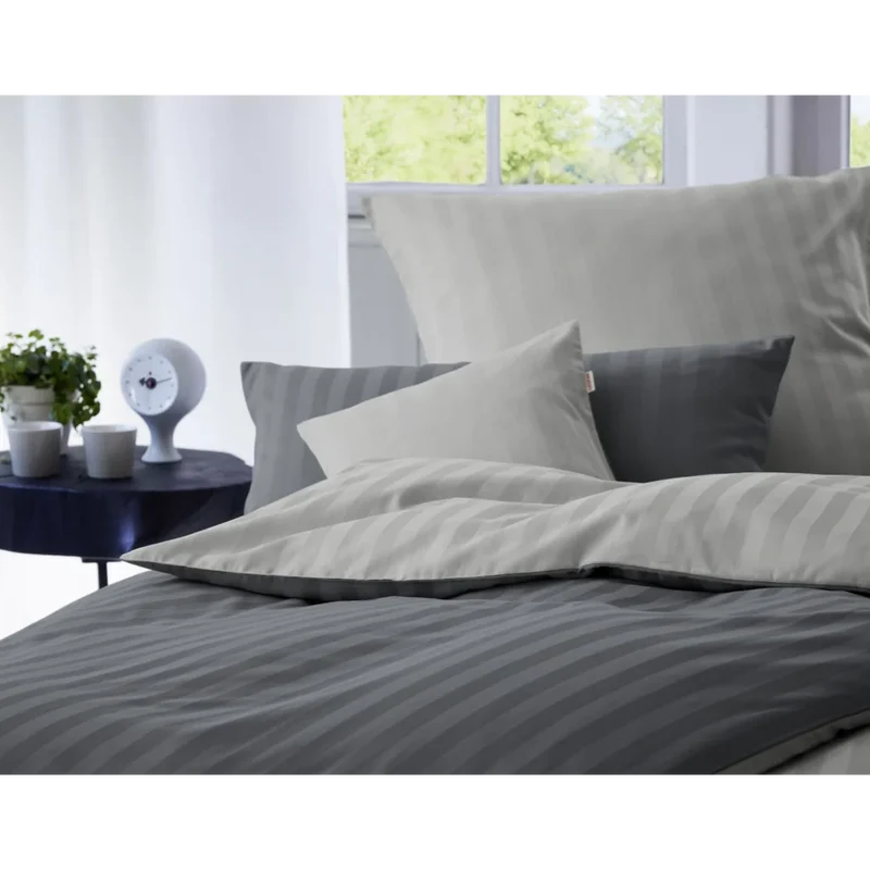 Bio Satin Wendebettwäsche Linea Garnitur