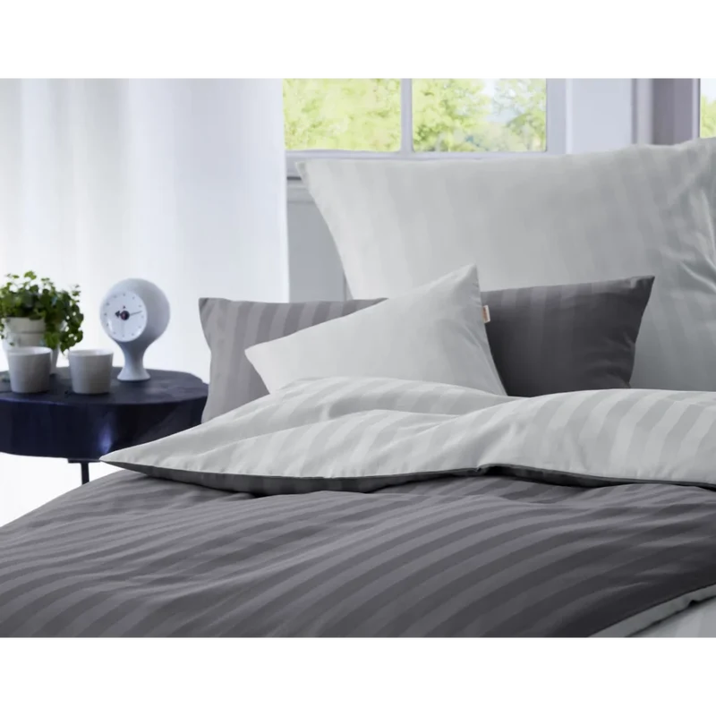 Bio Satin Wendebettwäsche Linea Garnitur